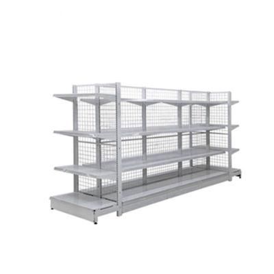 Wire Back Metal Rack Supermarket Gondola Shelf