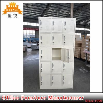 Fifteen Door Modular Cloth Metal Locker Steel Locker Storage Locker