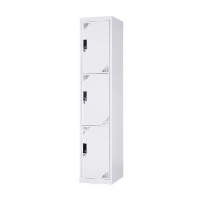 Single 3 Doors Metal Storage Locker for School