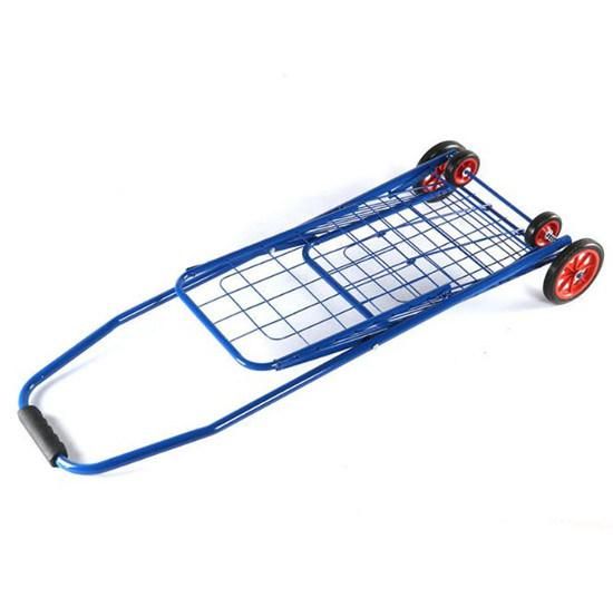 China High Quality Mini Metal Folding Shopping Cart Children Grocery Trolleys