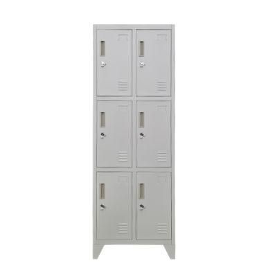 Colorful 9 Door Compartment Steel Staff Cabinet Metal Locker