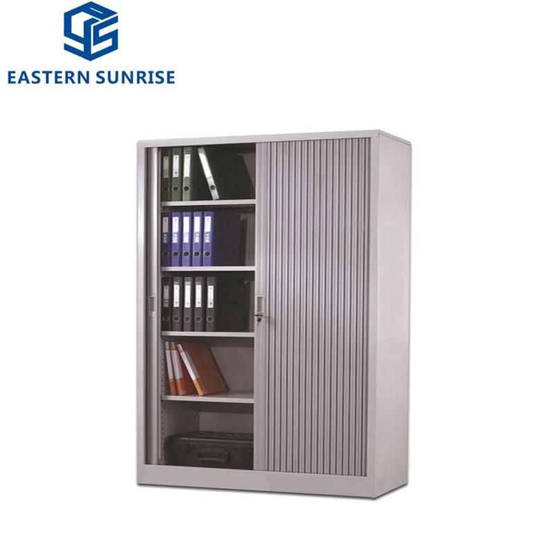 Office Furniture Sheet Metal Steel Roller Shutter Door File Storage Cabinet