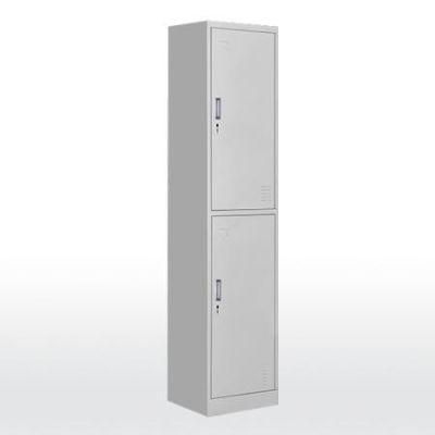 Steel Double Door Metal Locker Cabinet Wardrobe