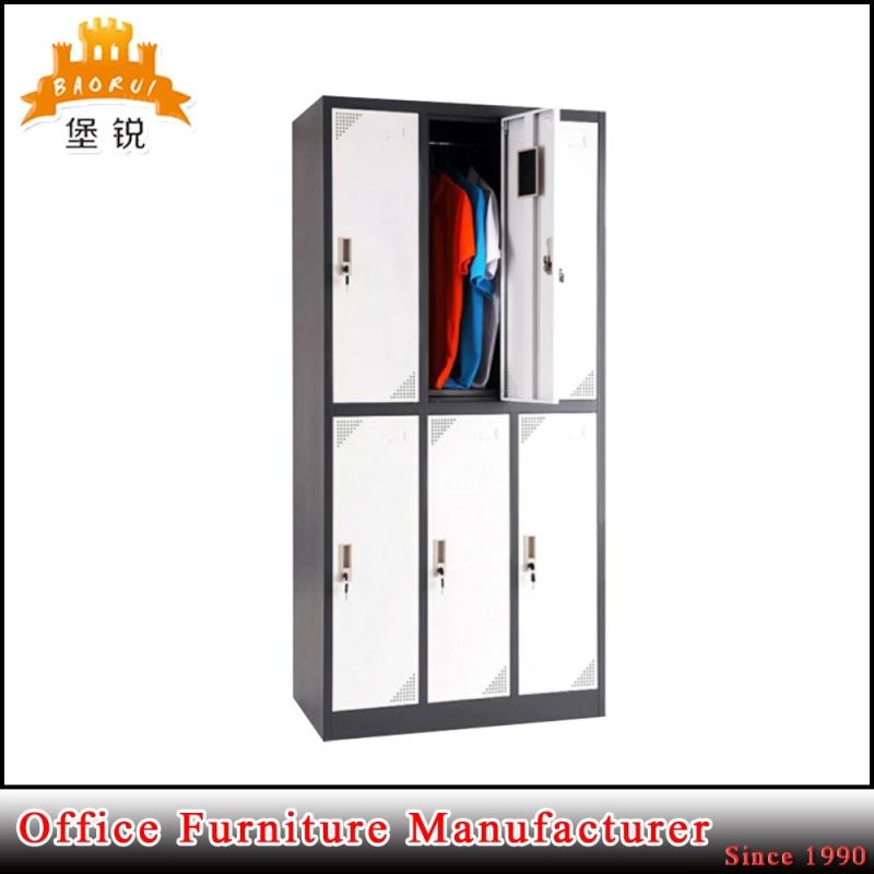 Steel 6 Door Gym Locker with Shelves for Sale