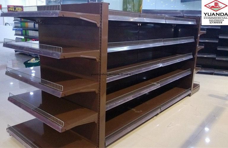 Double Sides Supermarket Gondola Shelf, with Facrtoy Price