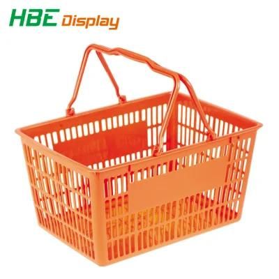 Wholesale Retail Grocery Small Carry Hand Plastic Shopping Basket