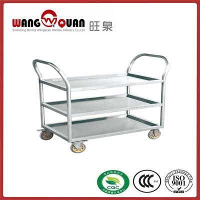 Hotle Tools Stainless Steel Flat Cart with Plates