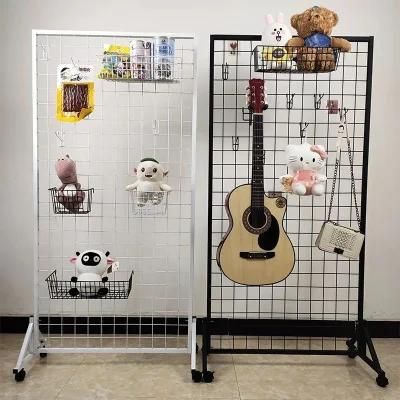 Metal Wire Mesh Back Net Panel Supermarket Gondola Shelf