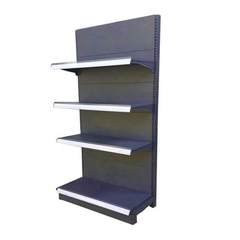 Factory Produce Steel Material Shelf Customized Metal Supermarket Shelf