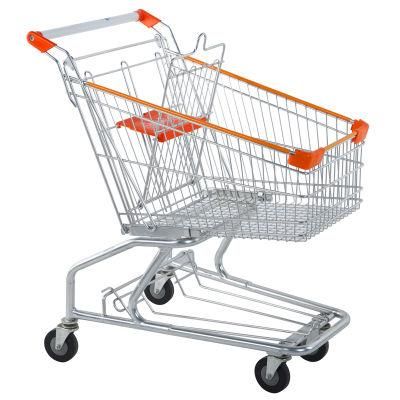 American Style Unfolding Supermarket 4 Wheels Shopping Trolley