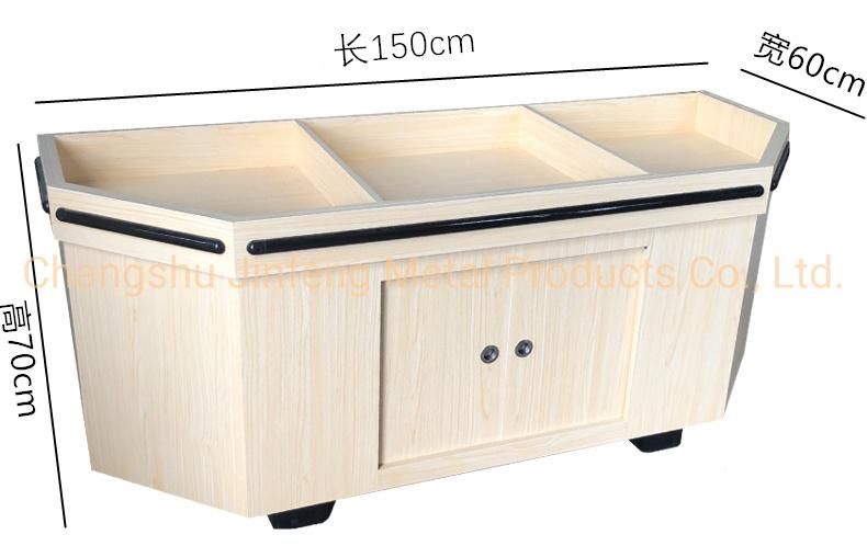 Supermarket Equipment Wooden Display Rack for Snacks