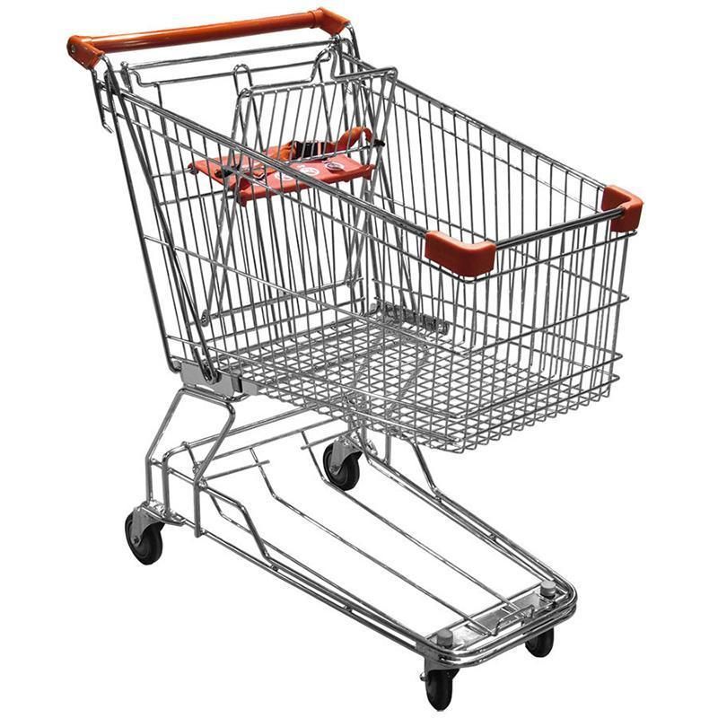 Electric Shopping Cart Trolley Folding Shopping Cart Four-Wheel Shopping Cart