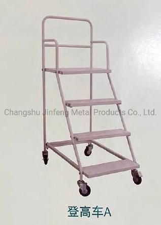 Warehouse Movable Stair Climbing Truck Ladder Truck Ladder Cart