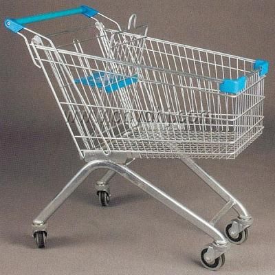 Normal Size European Style Supermarket Shopping Trolley Cart