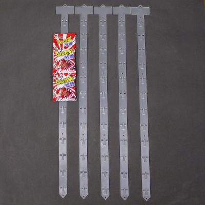 PP Display Hanging Clip Strip with 12 Hooks