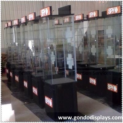 Supermarket Merchandise Tempered Glass Display Showcase for Exhibition of Jewelry/Watch/Mobile/Cell Phones/Camera/Games Console