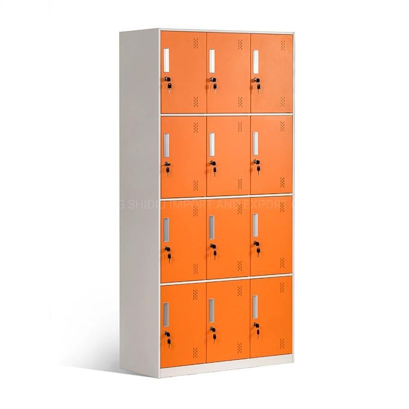 Iron 12 Doors Taquilla School Locker Box Locker for Students