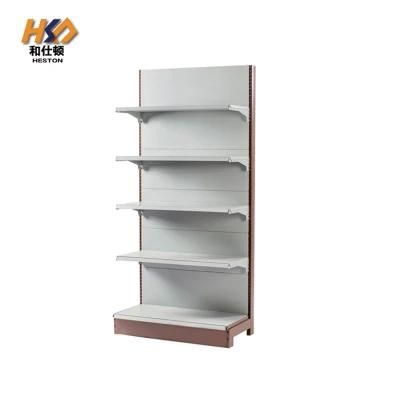 High Quality Metal Slatwall Back Supermarket Shelf