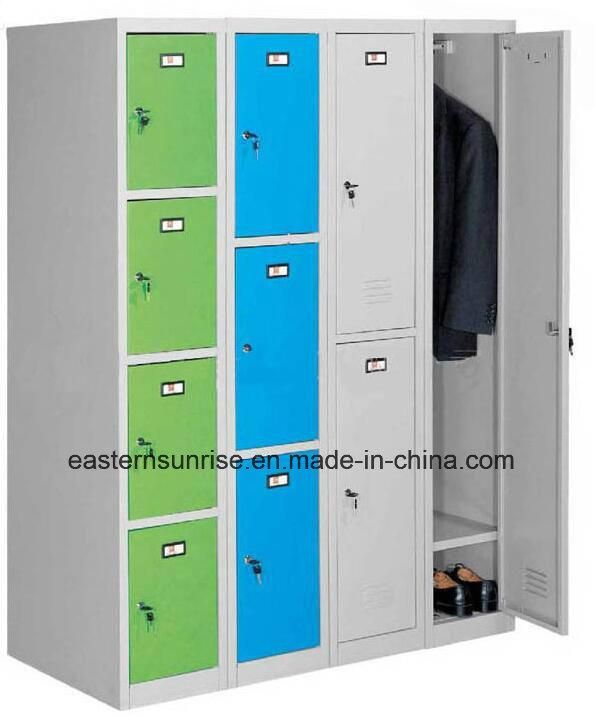 New Product Metal Clothes Locker with 3 Doors