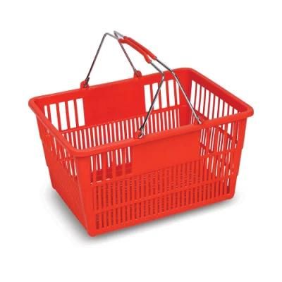 Solid Plastic Stylish Shopping Basket for Store