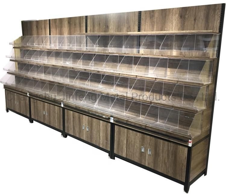 Wooden Retail Store Display Shelving Wooden Shelves