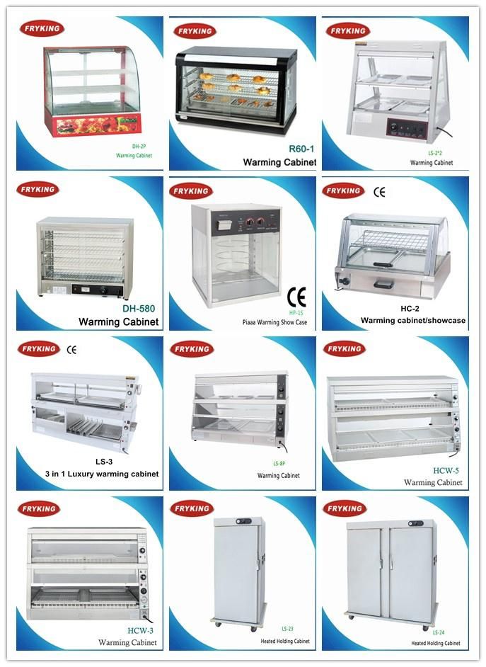 Catering Equipment Factory Curve Shaped Kfc Food Warmer Display