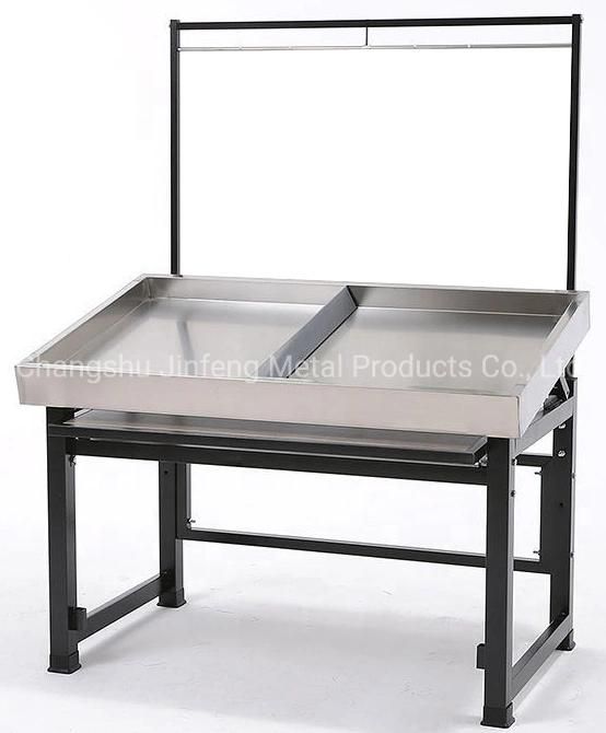 Stainless Steel and Wood Material Fruit and Vegetable Rack Fruit Shelf Jf-Vr-118