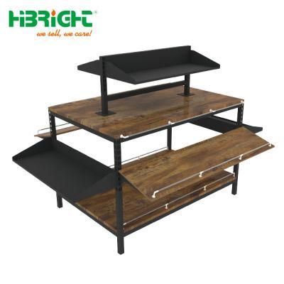 Hypermarket Wooden Store Fixtures Oak Orchard Bin