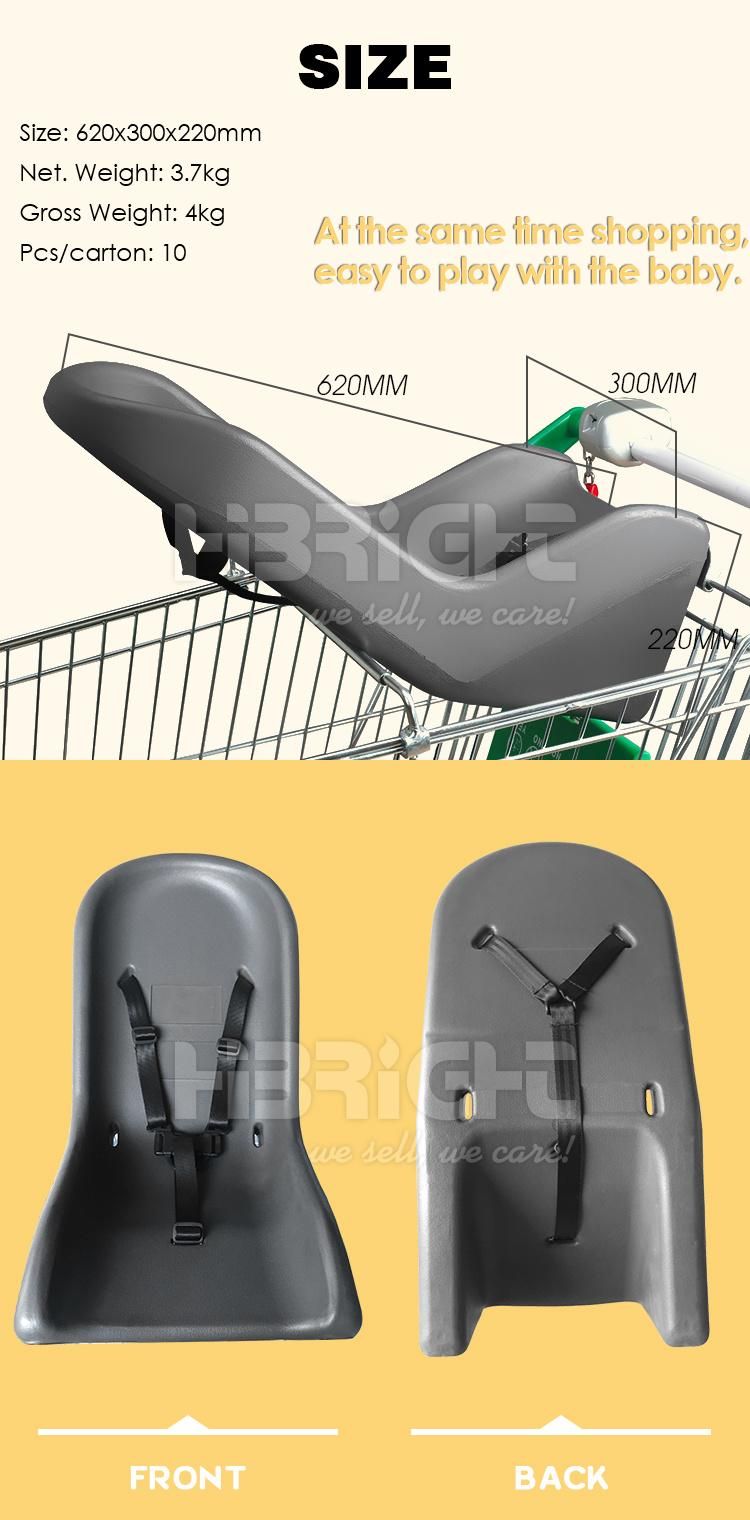 Grocery Store Shopping Cart Soft PP Baby Deck Chair