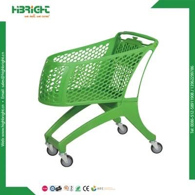 Supermarket Plastic Shopping Cart Trolley