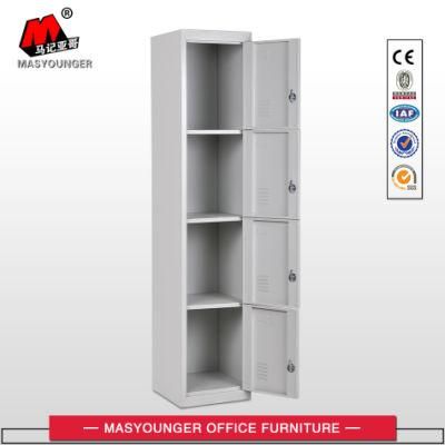 Knock Down Design Steel Tier Locker with Four Doors