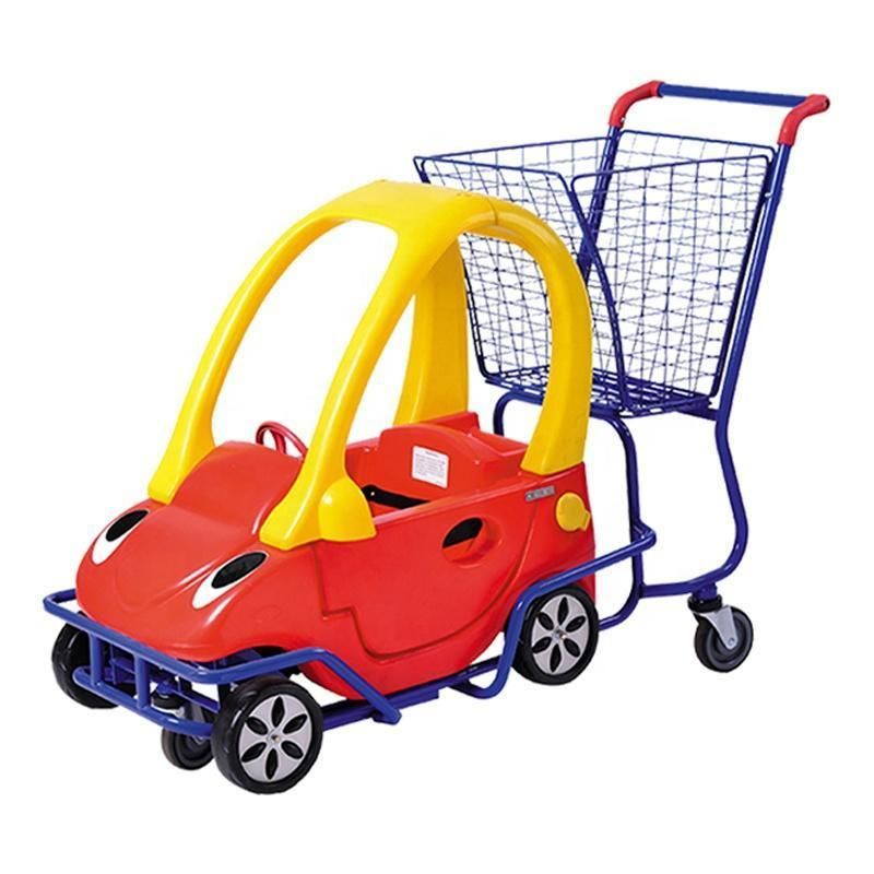 Supermarket Plastic Trolley Children Trolley Store Cart