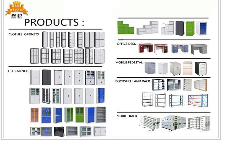 Customized Steel Vertical 3 Doors Metal Storage Locker