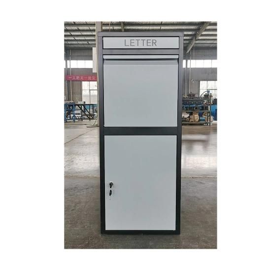 Fas-158 Outdoor Stainless Metal Post Mailbox Home Parcel Letter Drop Delivery Box Parcel Box