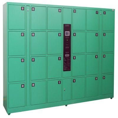 Electronic Wall Mounted 24 Door Storage Parcel Locker Smart Steel Locker