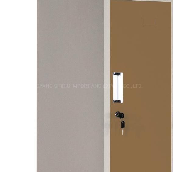 Office Use Metal 4 Compartment Uniform Lockers for Employee