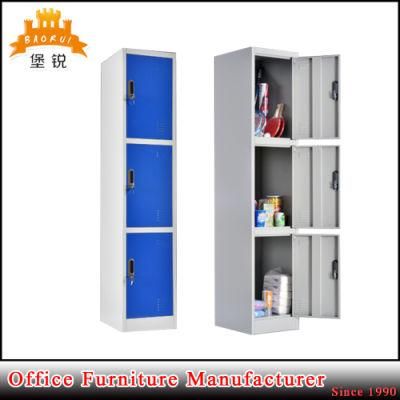 Gym School Worker Office Use 3 Door Storage Steel Metal Locker