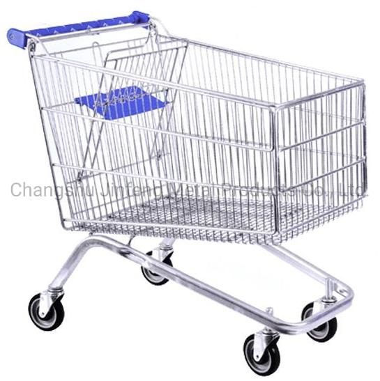 Supermarket Equipment Metal Shopping Carts Trolleys Jf-T-011