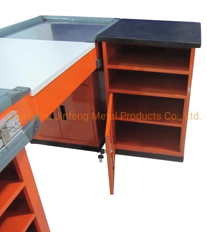 Supermarket Checkout Counter Retail Store Cashier Desk Jf-Cc-068