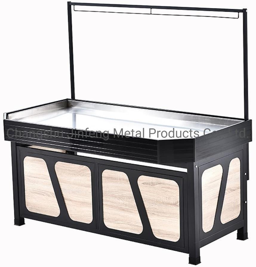 Supermarket Shelf Metal Display Stand for Fresh Fruit and Vegetable