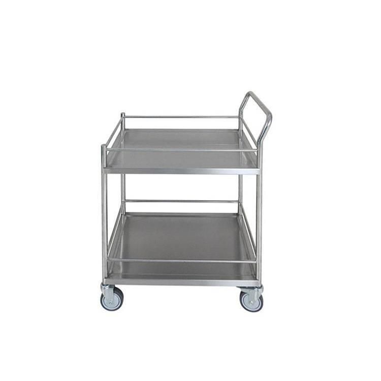 Densen Customized Mobile Stainless Steel Restaurant Food Catering Service Transport Trolley/Tea Cart for Kitchen