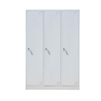 Metal Wardrobe 3 Door Metal Clothes Wardrobe Locker