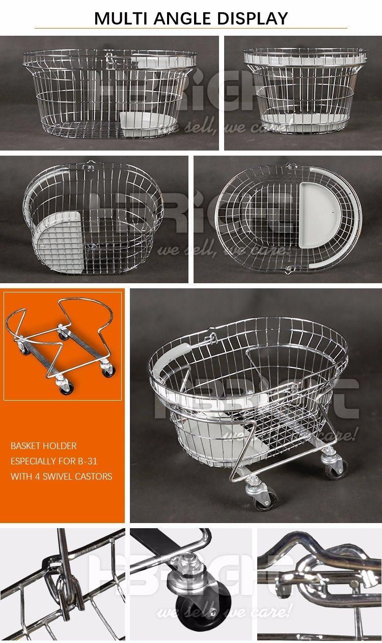 Metal Shopping Wire Baskets for Grocery Store