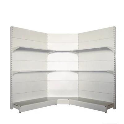 Heavy Duty Gondola Supermarket Shelf Wall Rack Corner Metal Shelf