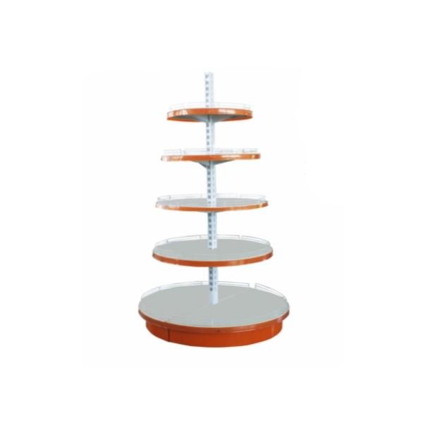 Circular Shelf Supermarket with Round Layer Boards