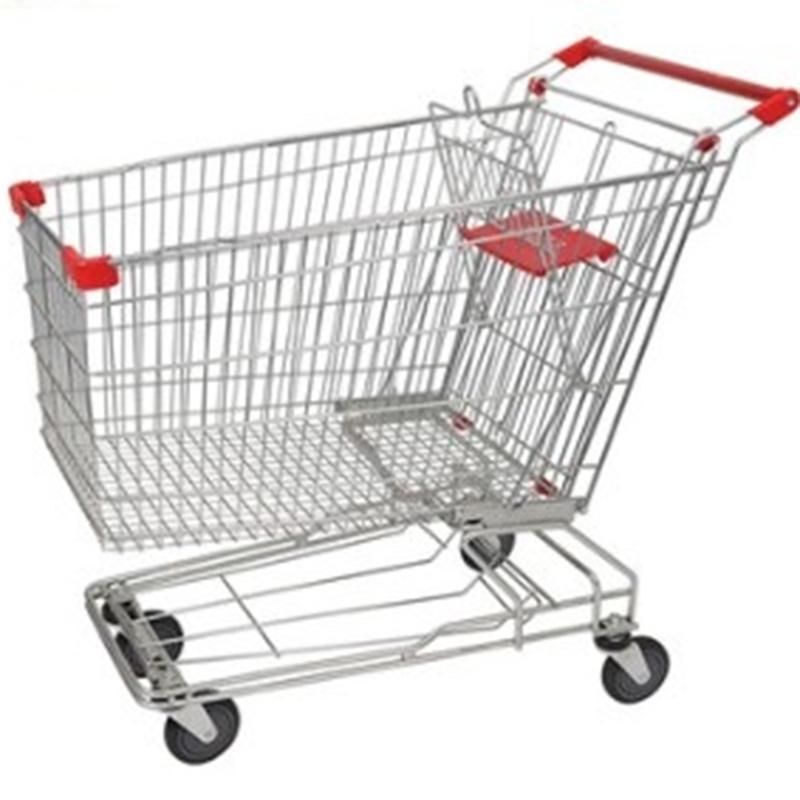 Big Large Metal Shopping Trolley for Supermarket