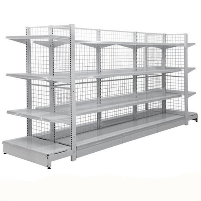 Display Wire Store Stand Shelf Mesh Back Rack with The Back Wire