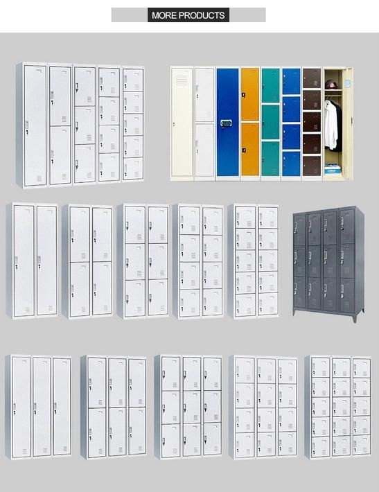 Supermarket Use Room Furniture 15 Door Metal Locker