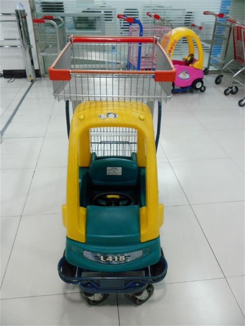 Safety Kids Toy Shopping Cart Trolley for Supermarket