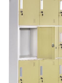 12 Doors Compartment Locker for School Gym Hospital Office Home